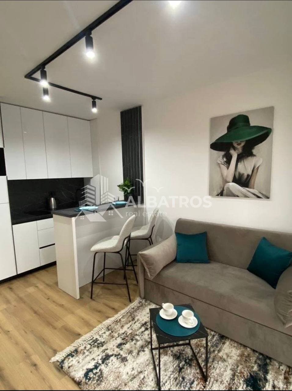 Bar, Dobra Voda'da Satılık Yeni Binada Plaja 150 m 27 m² Stüdyo — 2