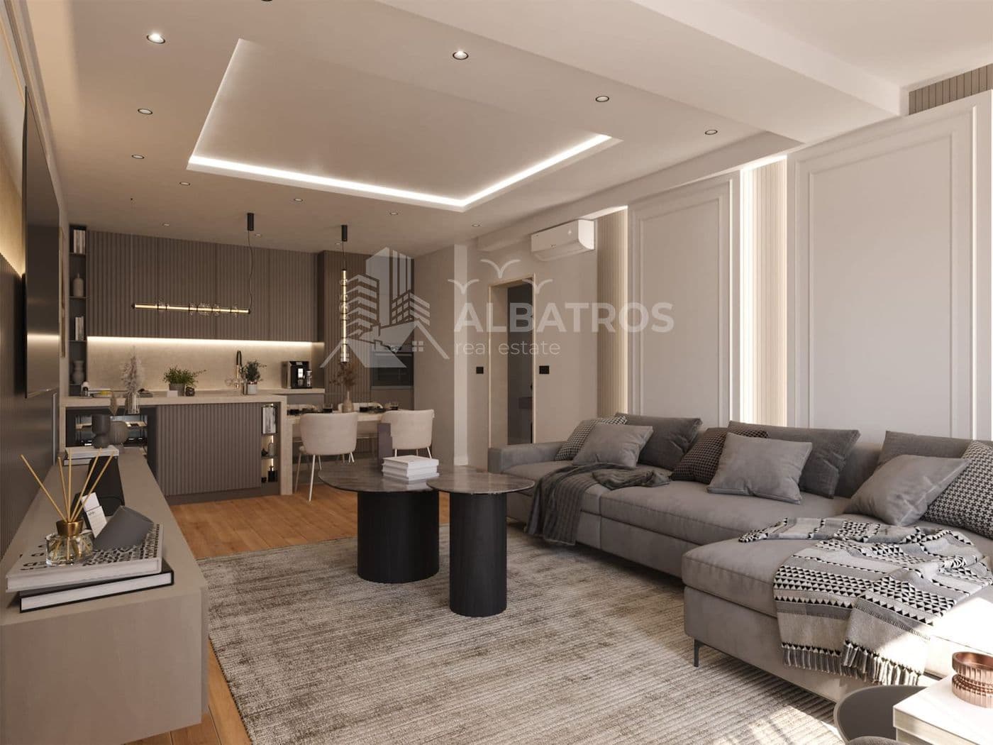 Bar Merkezinde Yeni Binada 95 m² 1+1 Daire - Görsel 2
