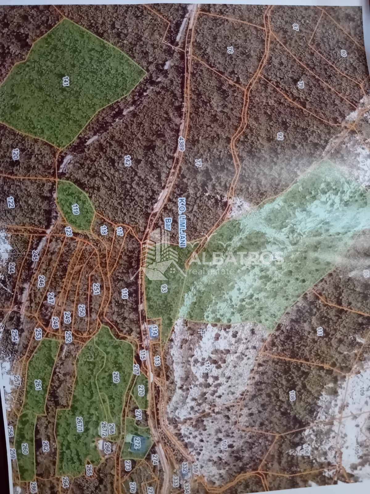 Bar, Limljani'de Satılık 50000 m² Tarım Arazisi - Görsel 1