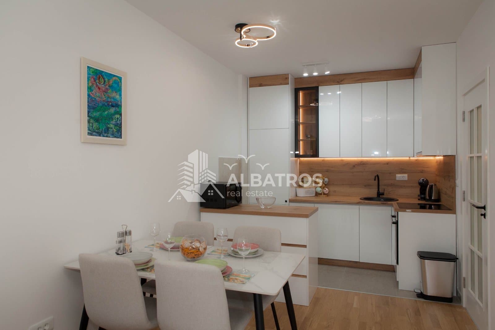 Луксузан једнособан стан 43 m² с терасом и гаражом, Илино, Бар - Slika 3