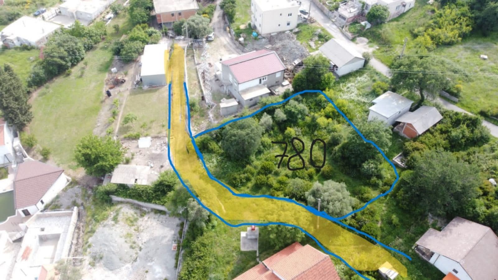 Bar, Šušanj'da Satılık 790 m² Tarım Arazisi - Görsel 1