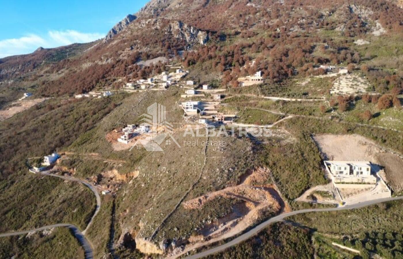 Bar, Pečurice'de Satılık 1000 m² Arsa