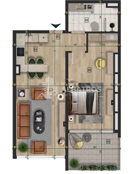 Apartments of Various Layouts in a Modern Complex in Dobra Voda, Bar - Image 5