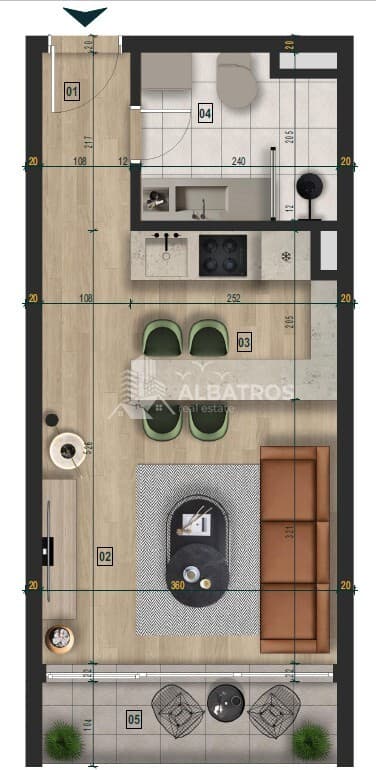 Apartments of Various Layouts in a Modern Complex in Dobra Voda, Bar - Image 4