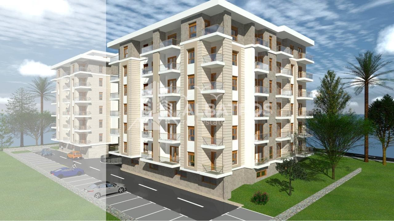 One-bedroom apartments of 79 m² in Šušanj, Bar