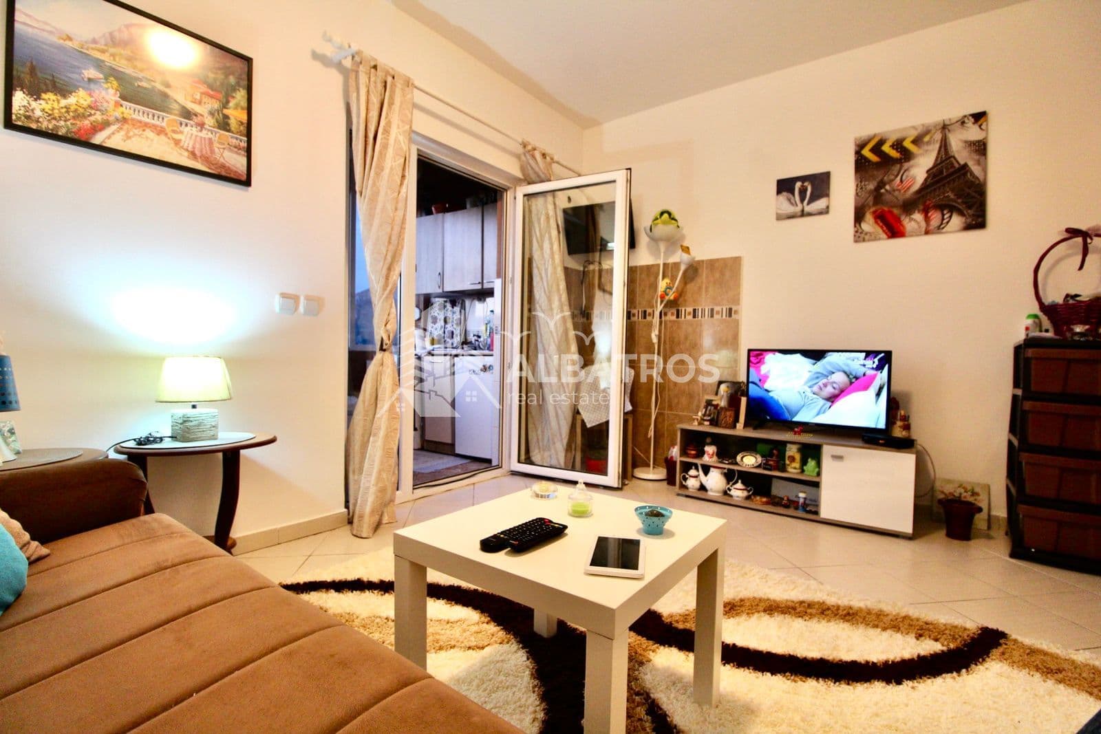22 m² Studio in Prijevor, Budva, with Mountain View