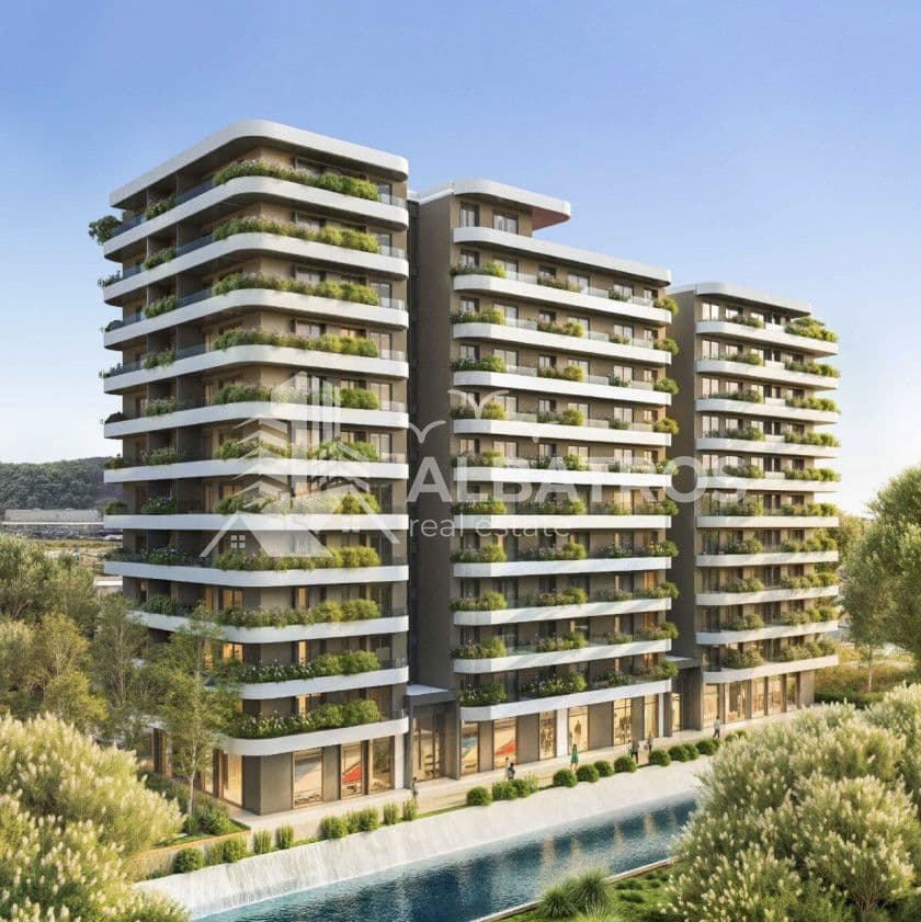 Complex in Topolica, Bar: 1-, 2- and 3-bedroom apartments from 48 to 103 m²