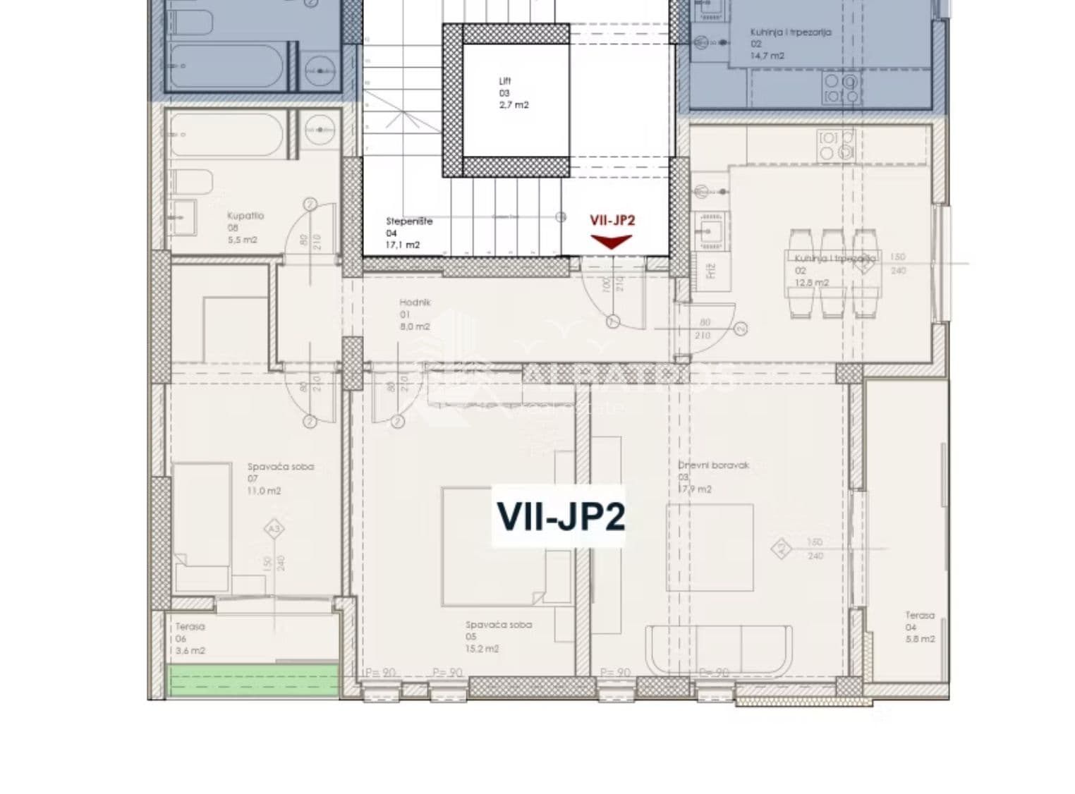 Nový developerský projekt P+10 v Ilinu: garsoniéry, byty s 1 a 2 ložnicemi, Bar - Obrázek 3