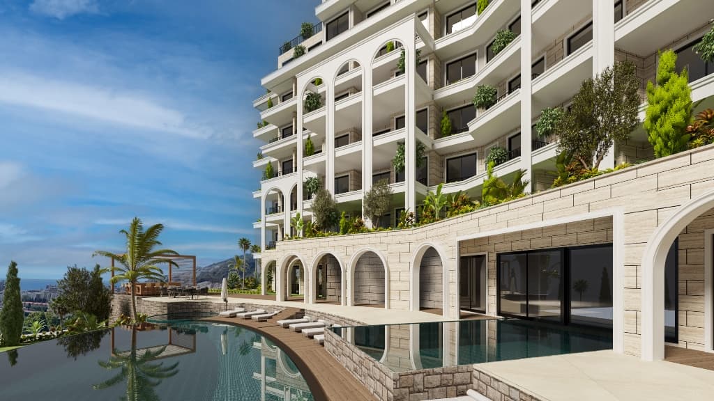 مشروع سكني جديد 5 نجوم في بودفا Royal View Resort & Spa City
