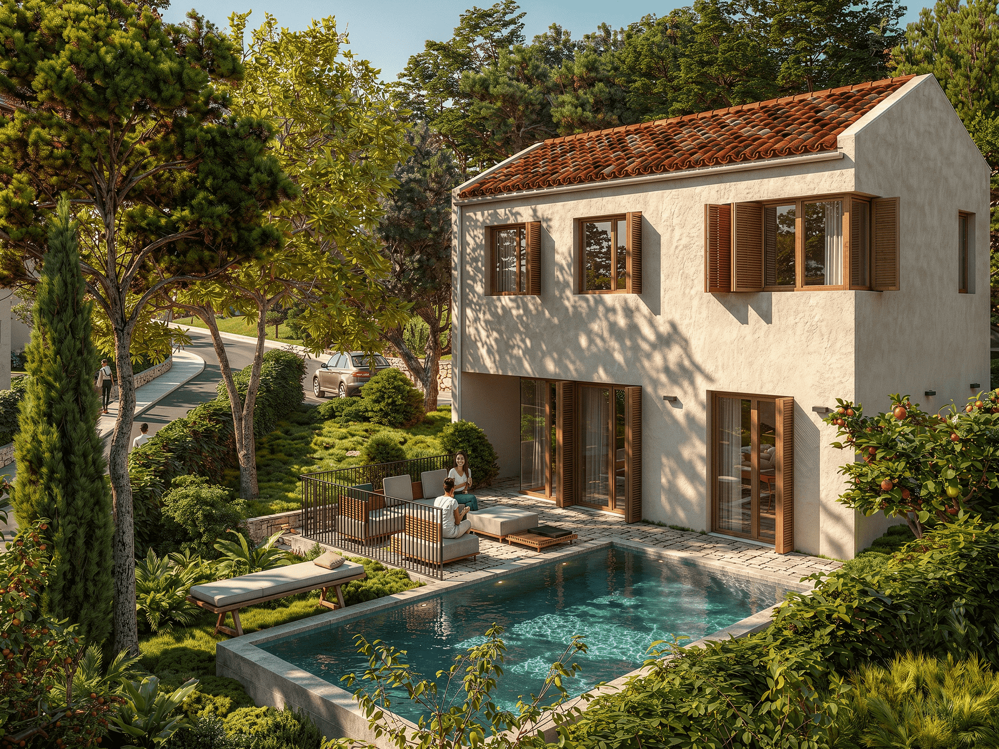 CROWN Tivat Residences בקאוואץ', קוטור: וילות מודרניות עם בריכות וחניה - תמונה 8