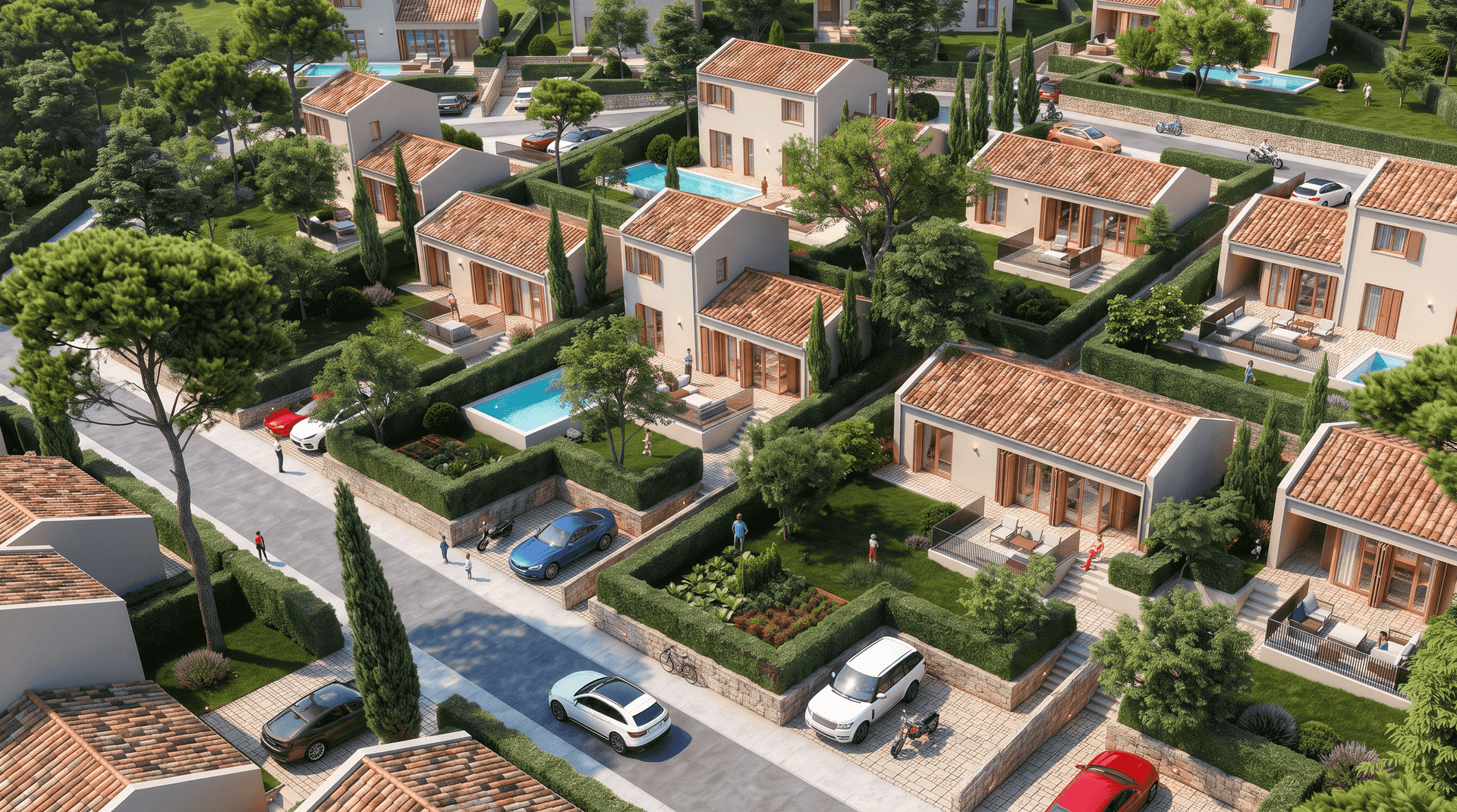CROWN Tivat Residences בקאוואץ', קוטור: וילות מודרניות עם בריכות וחניה - תמונה 2