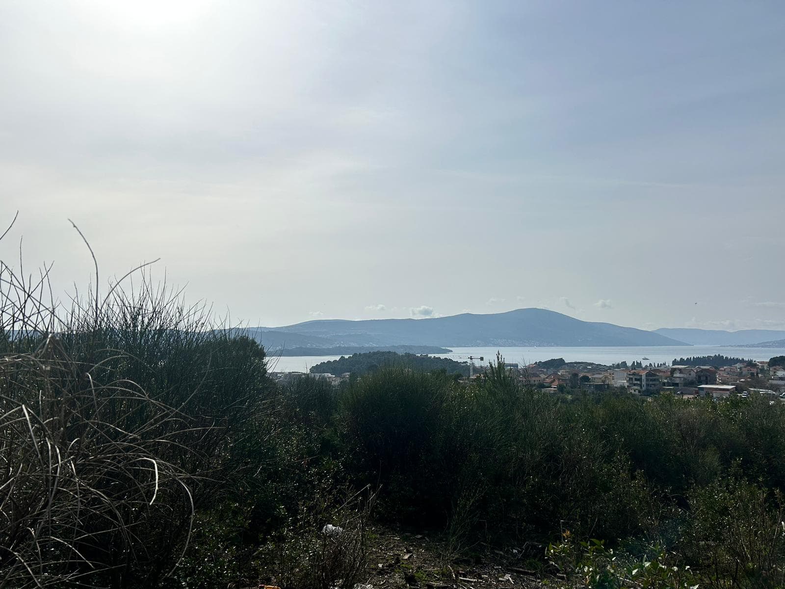 Tivat, Mrčevac'ta Deniz Manzaralı, 1602 m² Şehirleşmiş Arsa
