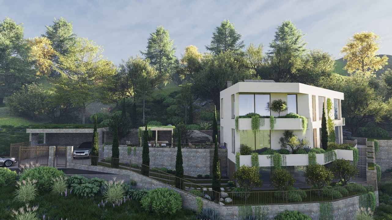 Villa mit Panoramablick über Porto Montenegro, Tivat