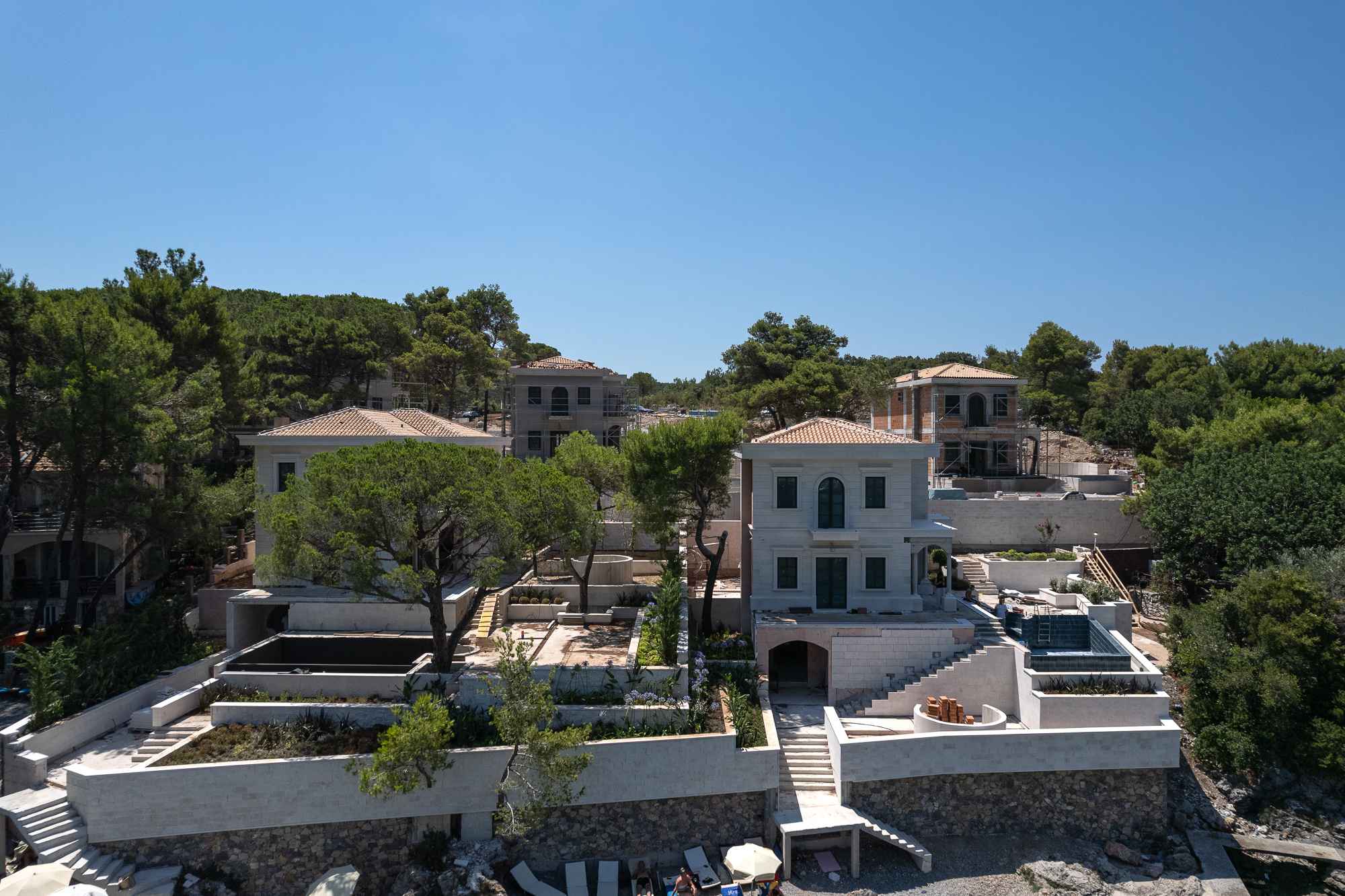Vila u moře se 3 ložnicemi a bazénem v Luštici, Herceg Novi — 2