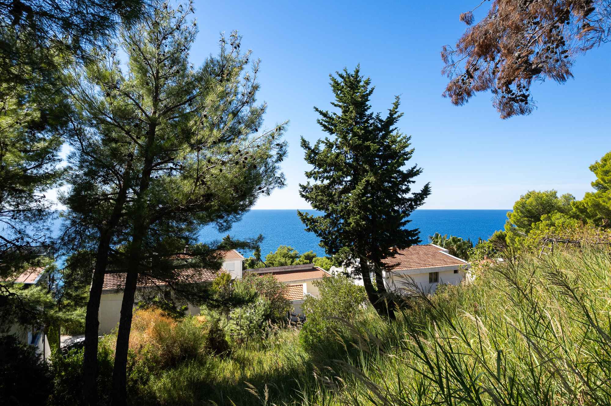 Şušanj'da Deniz Manzaralı, Plaja 150 m Uzaklıkta, 950 m² Arsa - Görsel 3