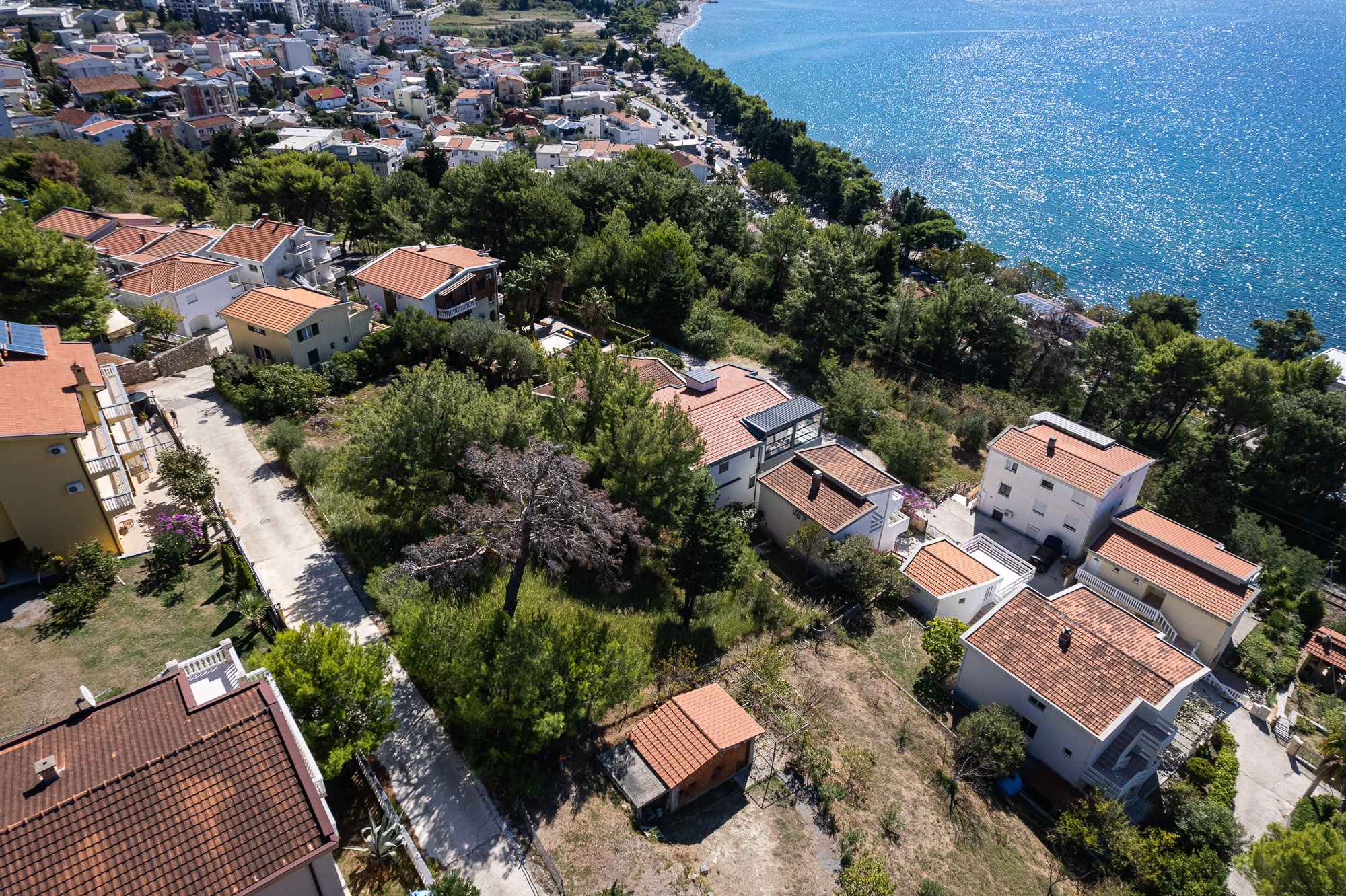 Şušanj'da Deniz Manzaralı, Plaja 150 m Uzaklıkta, 950 m² Arsa - Görsel 12