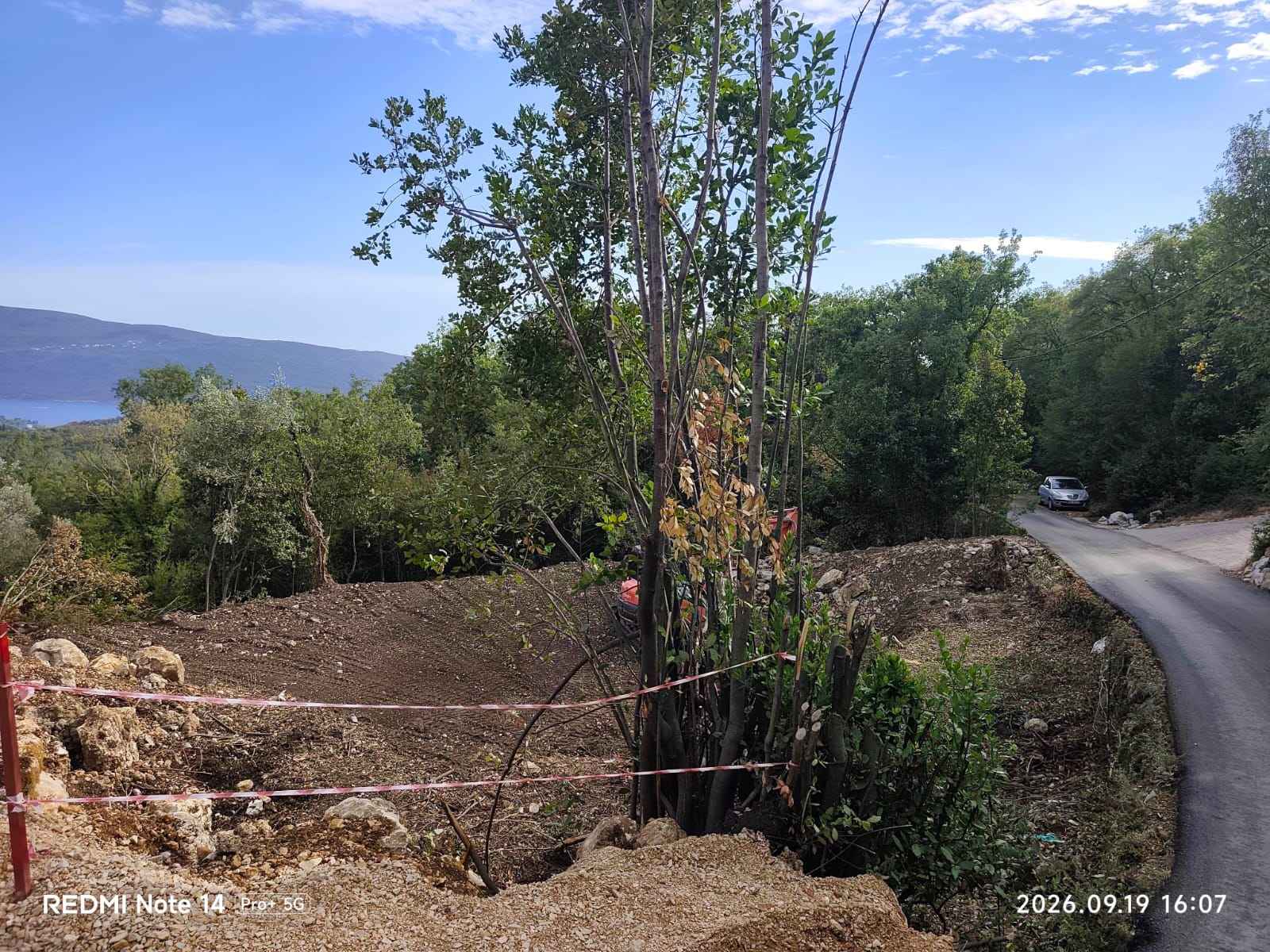 Sea-view development plot of 874 m² for sale in Sasovići, Herceg Novi - Imaginea 3
