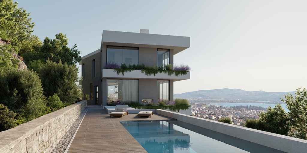 Willa z widokiem na morze i Porto Montenegro w Tivat - Zdjęcie 9