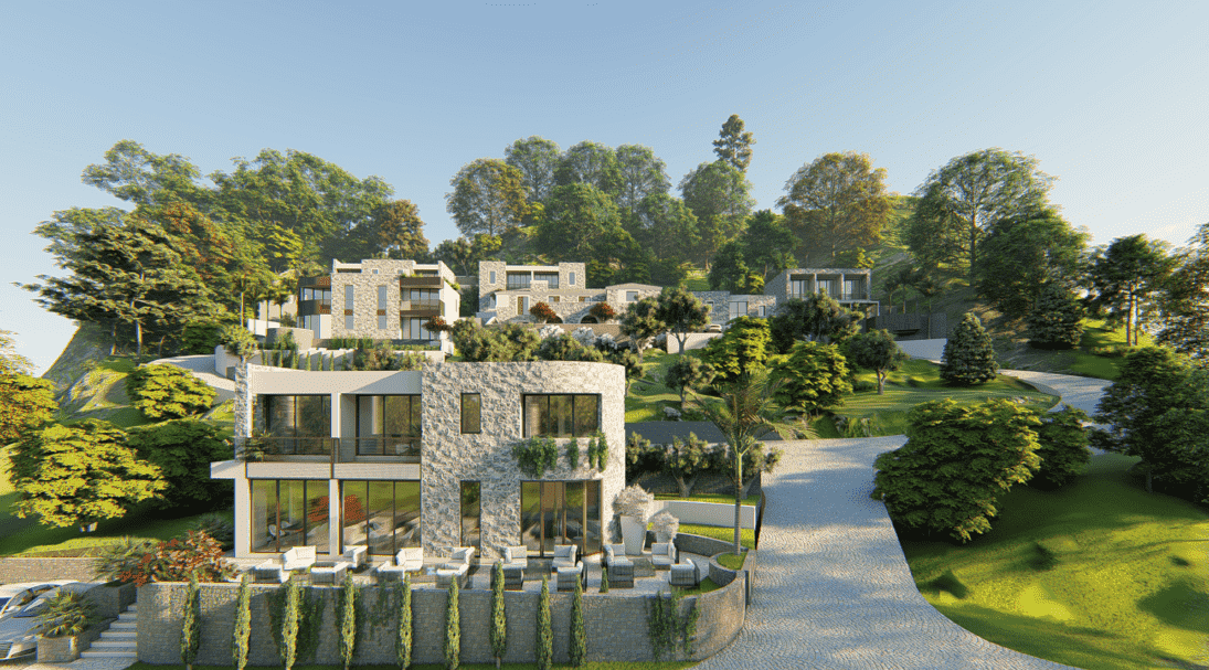 Nový vilový komplex poblíž Herceg Novi