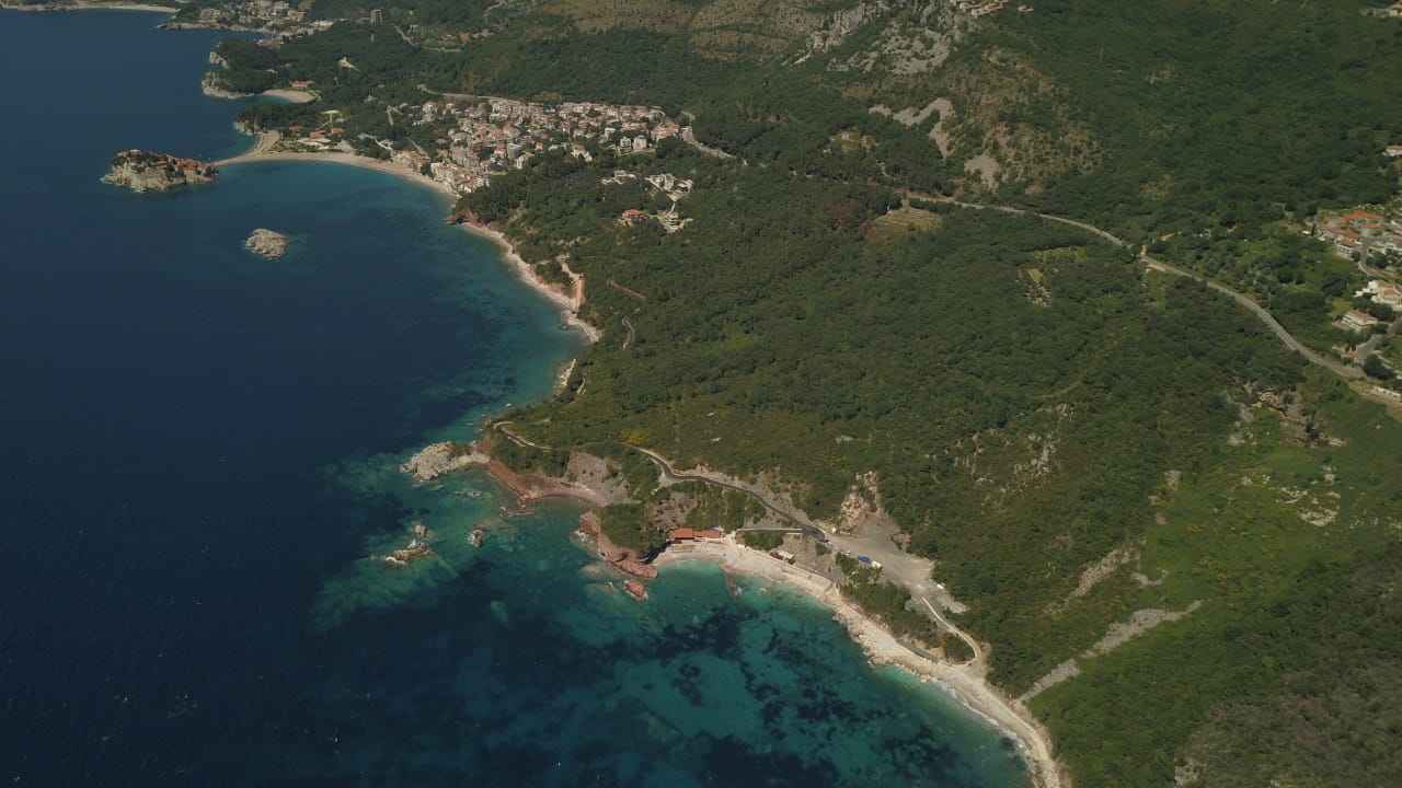 قطعة أرض بإطلالة بانورامية على البحر في سفيتي ستيفان، بودفا - صورة 4