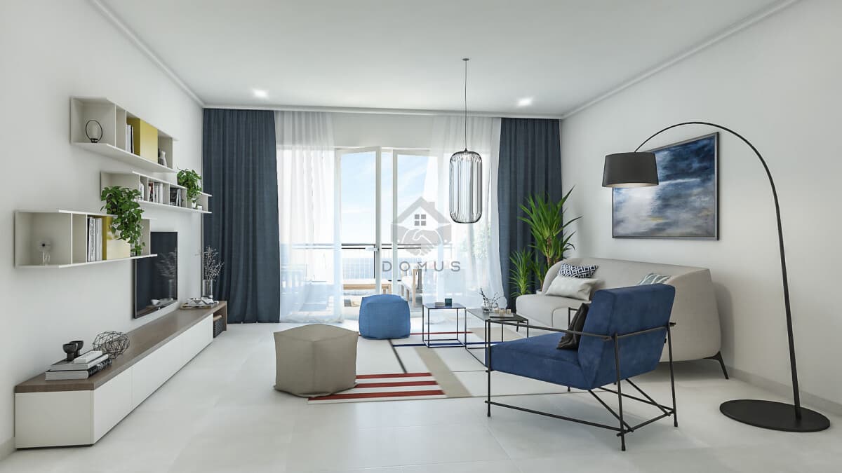 Tivat'ta Deniz Manzaralı Lüks 94m2'lik 1+1 Daire, Luštica Bay — 2