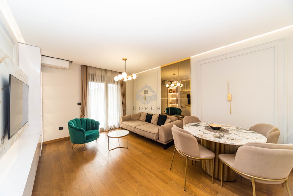 Опремена 2-спална квартира од 75 м² со гаражно место, Љубовиќ, Подгорица