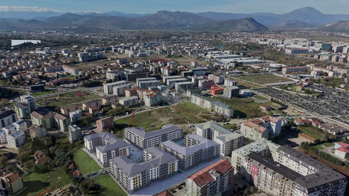 1-pokojový byt 47m2 v novém developerském projektu ve výstavbě, Ljubović, Podgorica - Obrázek 3