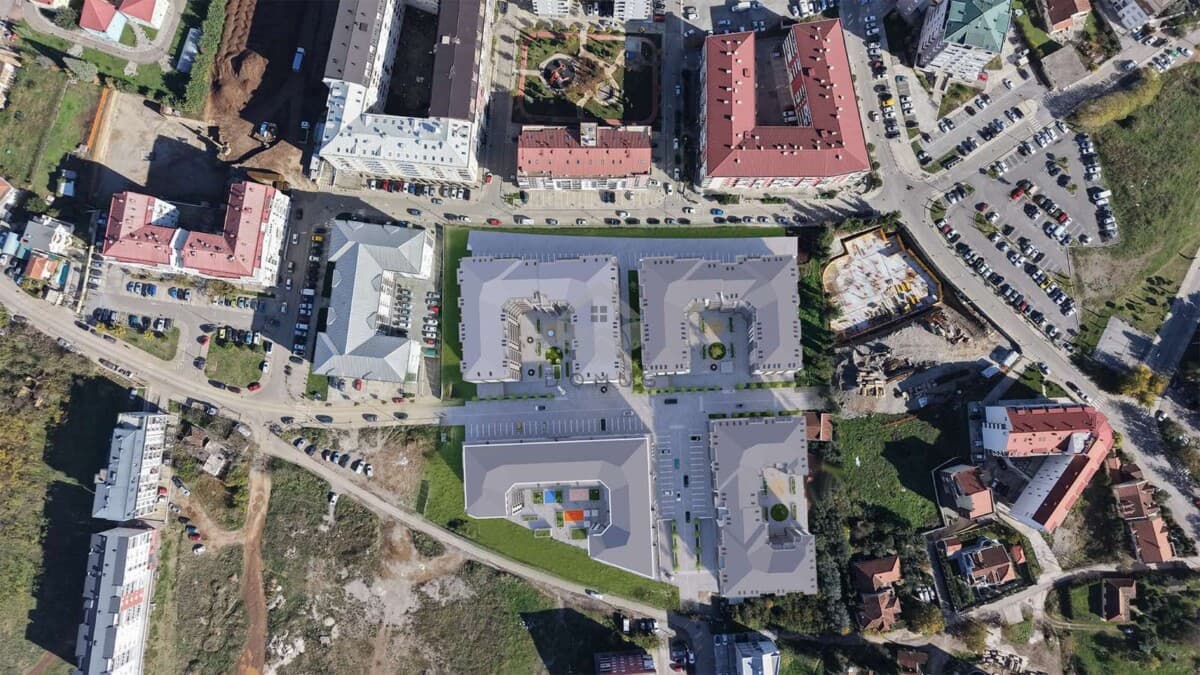 Ljubović, Podgorica'da İnşaat Halindeki Yeni Konut Projesinde 1+1 Daire 47 m2 — 2