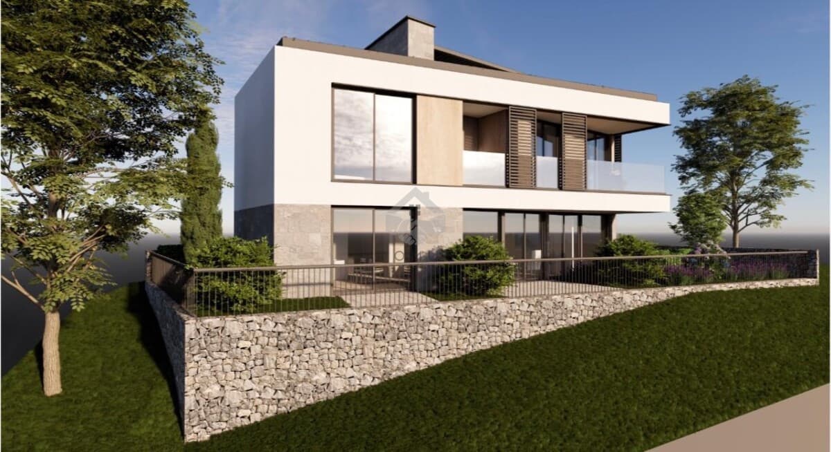 Grundstück 250 m² mit einem Villenprojekt von 147 m², Mažina, Tivat — 2
