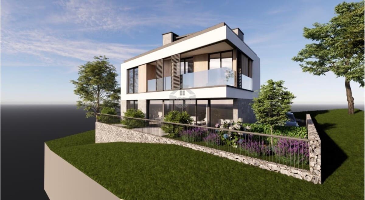 Pozemek 250 m² s projektem vily o rozloze 147 m², Mažina, Tivat - Obrázek 3