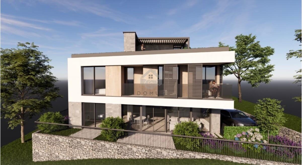 Pozemek 250 m² s projektem vily o rozloze 147 m², Mažina, Tivat - Obrázek 4