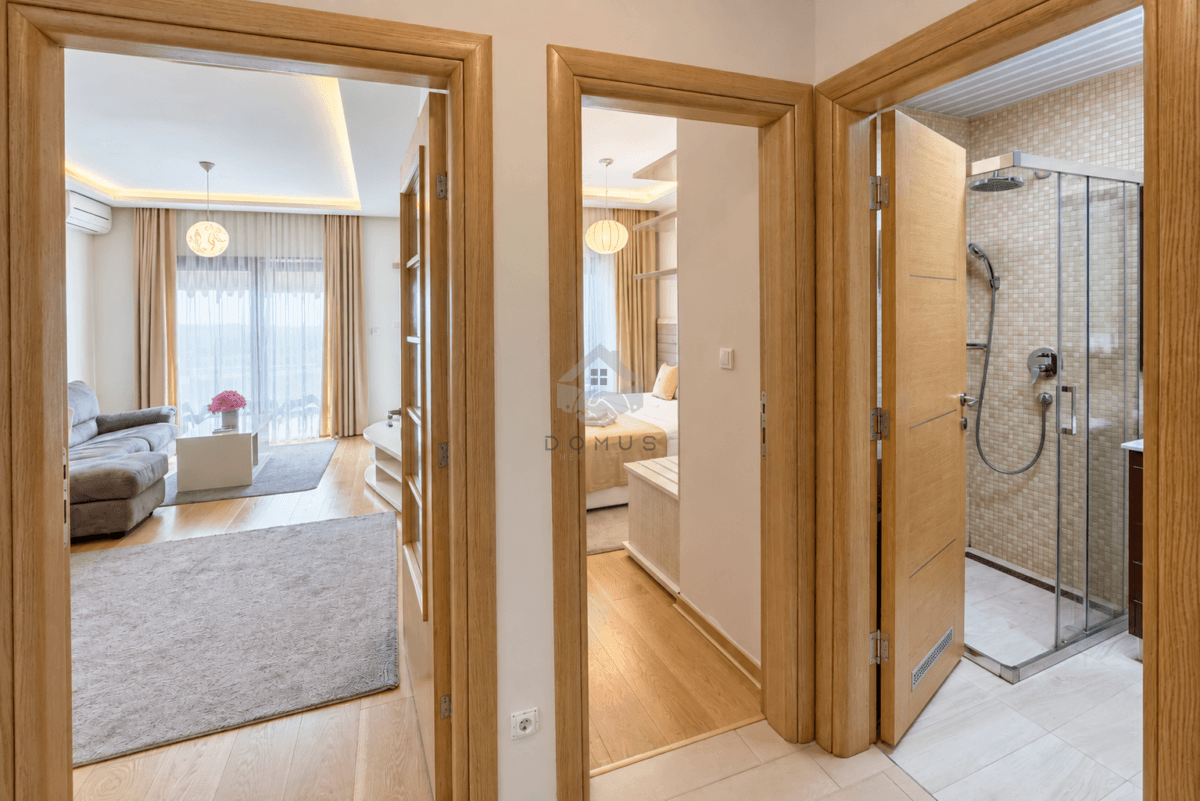 Apartament i mobiluar me 1 dhomë gjumi, 50 m², me qira, Pržno, Budvë - Fotoja 8