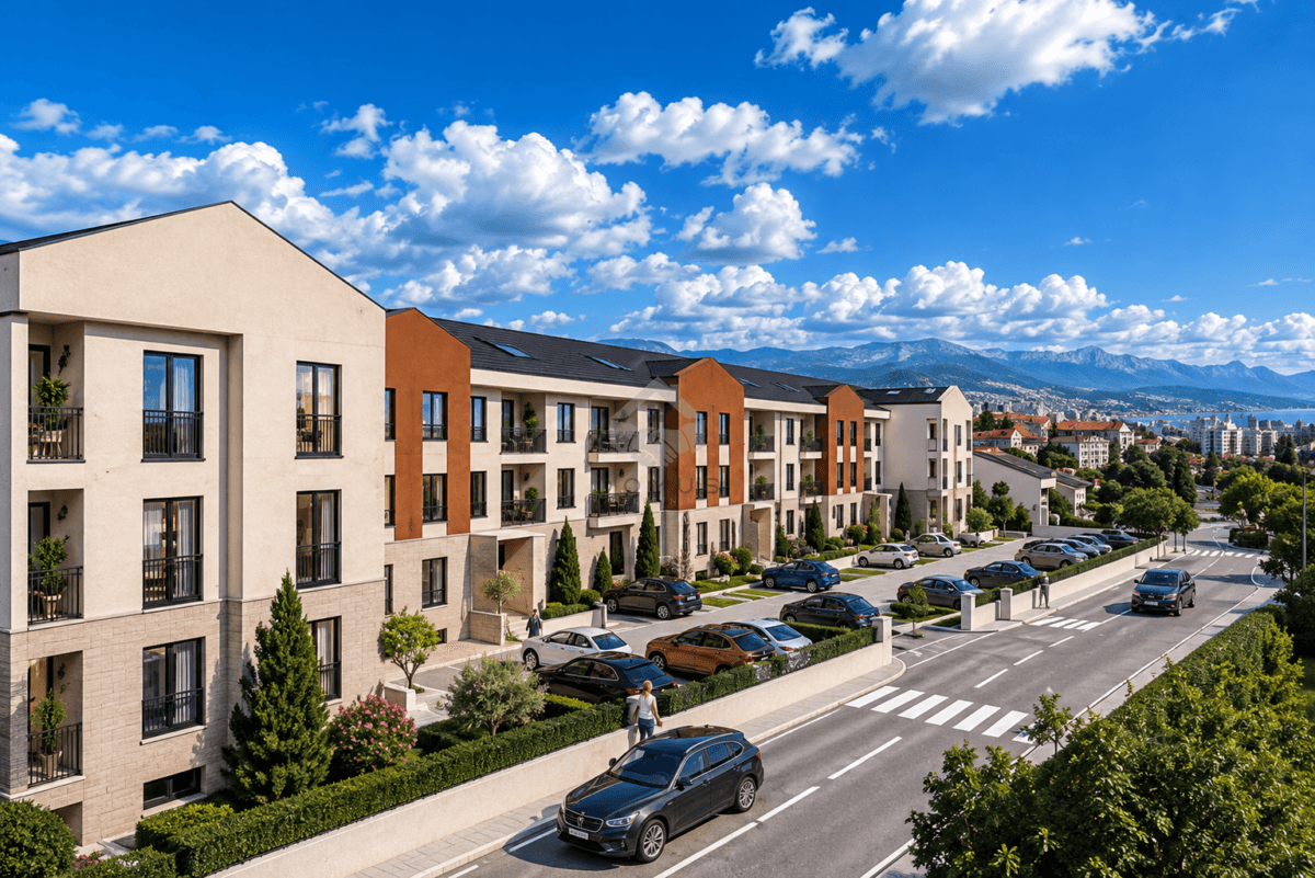 Podgorica, Zabjelo'da Satılık İnşaat Halinde 72 m² 1+1 Dubleks Daire — 2