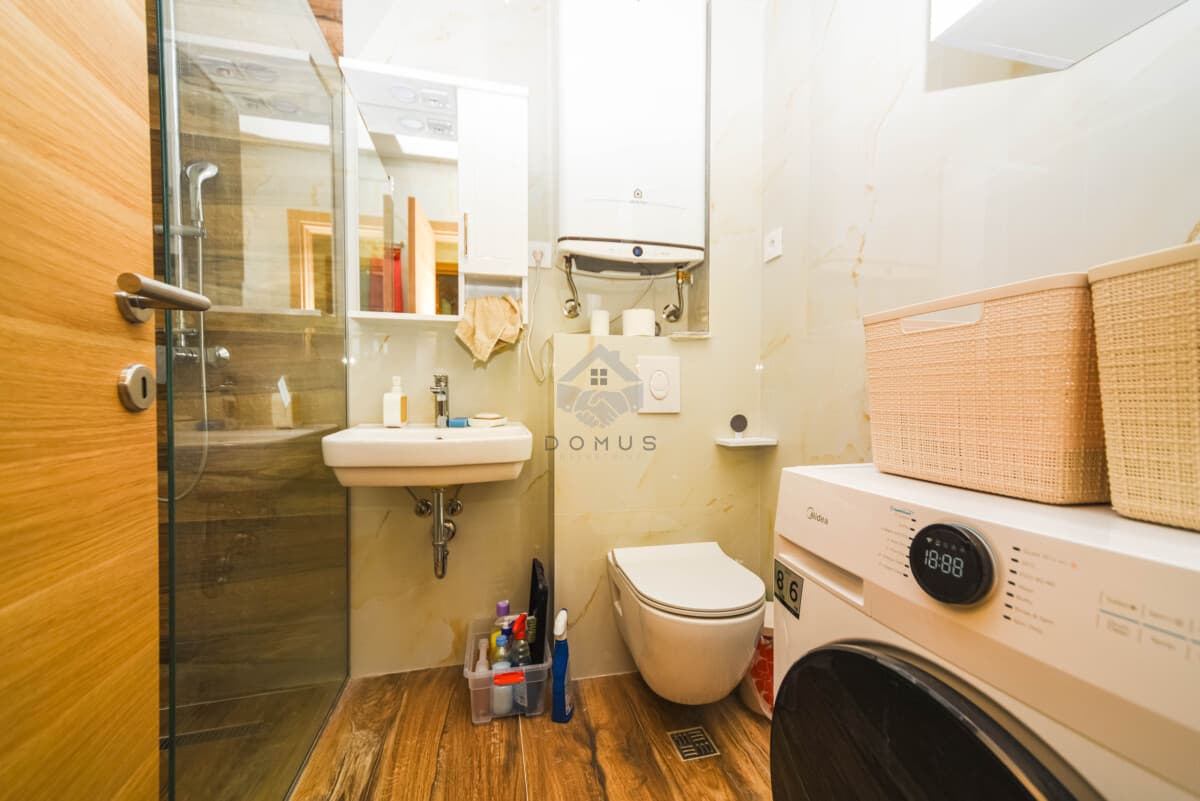 Podgorica, Zagorič'te Kiralık Otoparklı Yeni 1+1 Daire 48 m² - Görsel 8