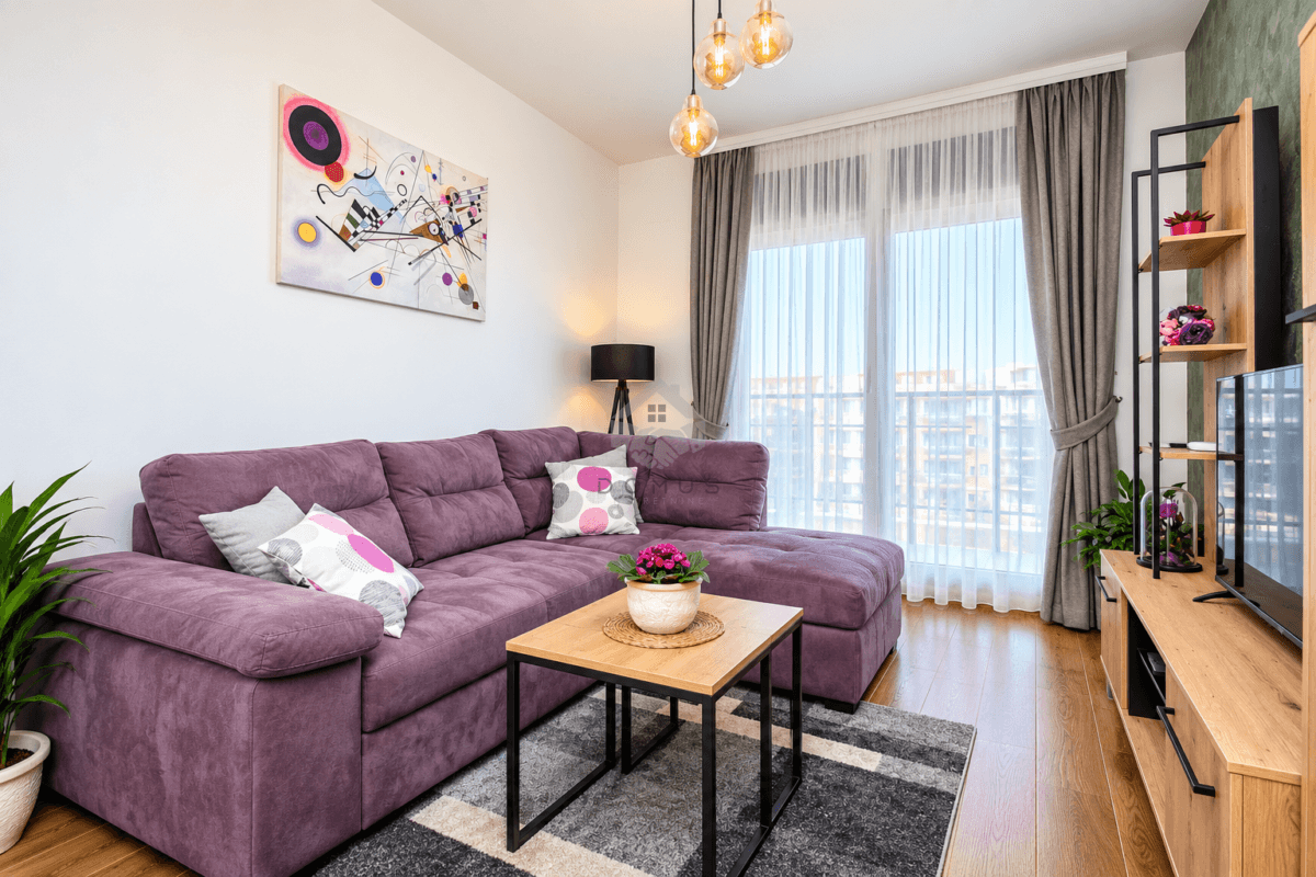 Podgorica, Tološka Šuma'da Kiralık 50 m² 1+1 Daire — 2