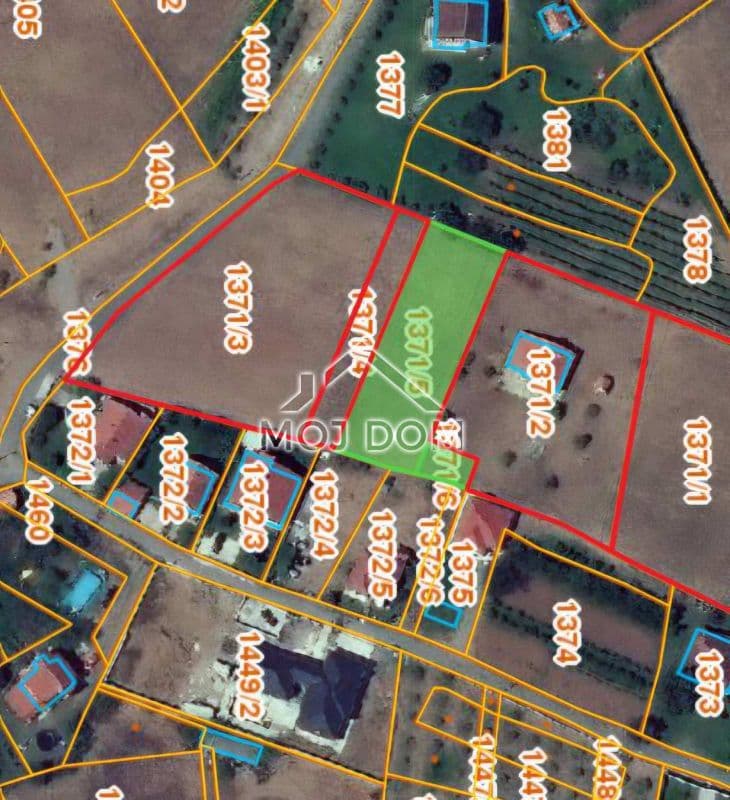 Działka budowlana o powierzchni 1001 m² na sprzedaż, Donji Kokoti, Podgorica - Zdjęcie 4