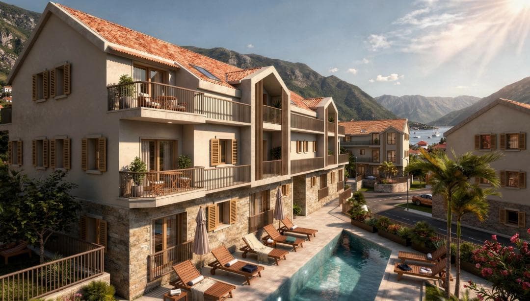 Kotor'da Tam Donanımlı Yeni Konut Kompleksi