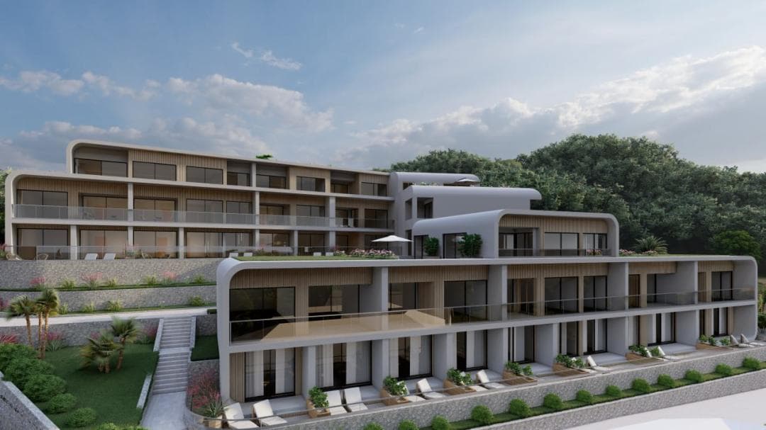 Tivat'ta Manzaralı Lüks Konut Kompleksi