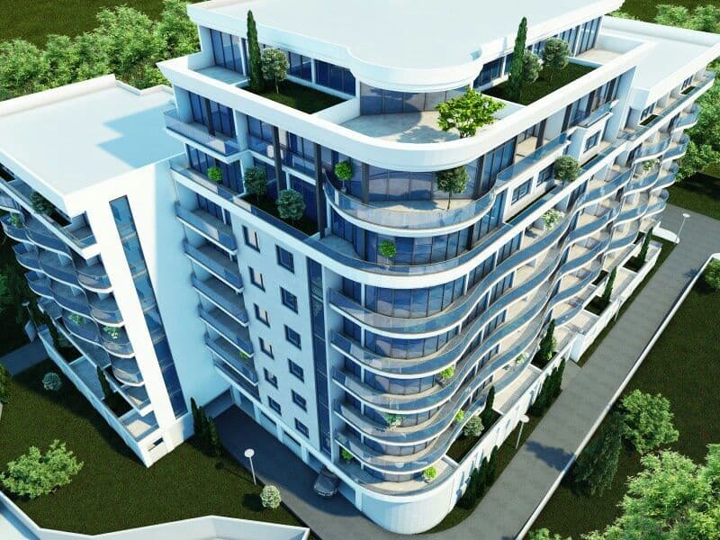 Bečići'de Deniz Manzaralı Mobilyalı Daire — 2