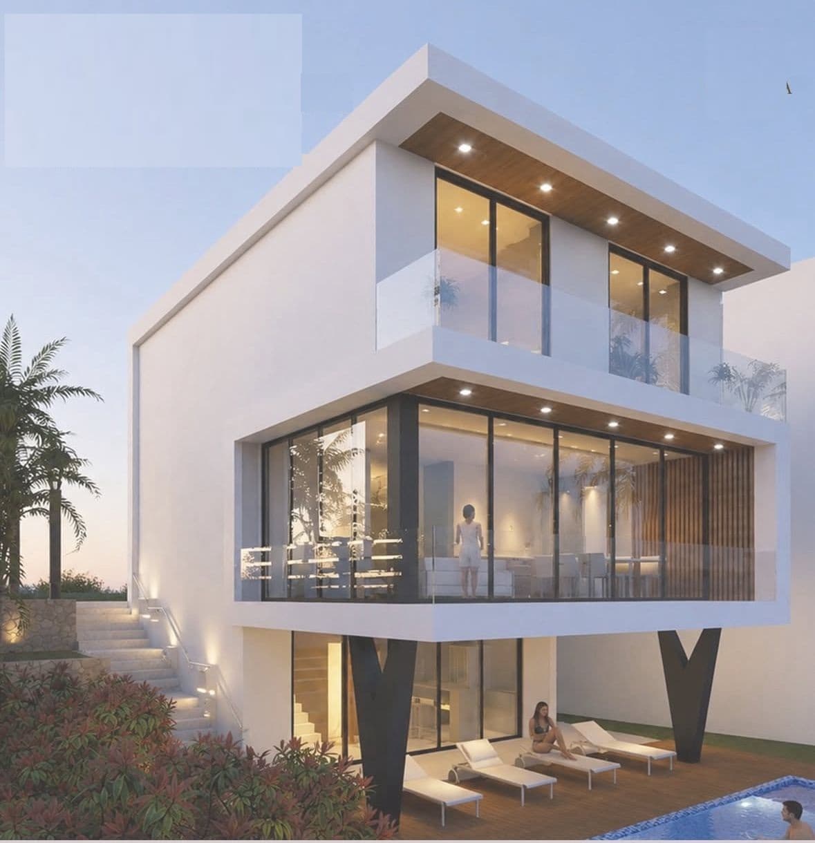 Ulcinj'de Özel Bahçeli Lüks 3+1 Villalar — 2