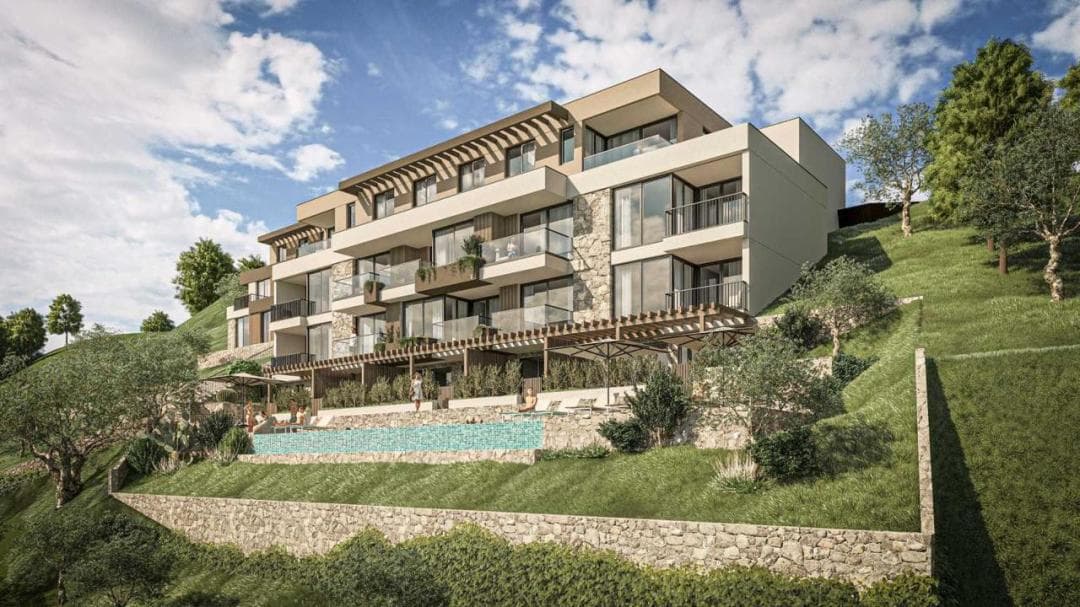 Budva'da Panoramik Deniz Manzaralı Lüks Adriyatik Residanslar - Görsel 1