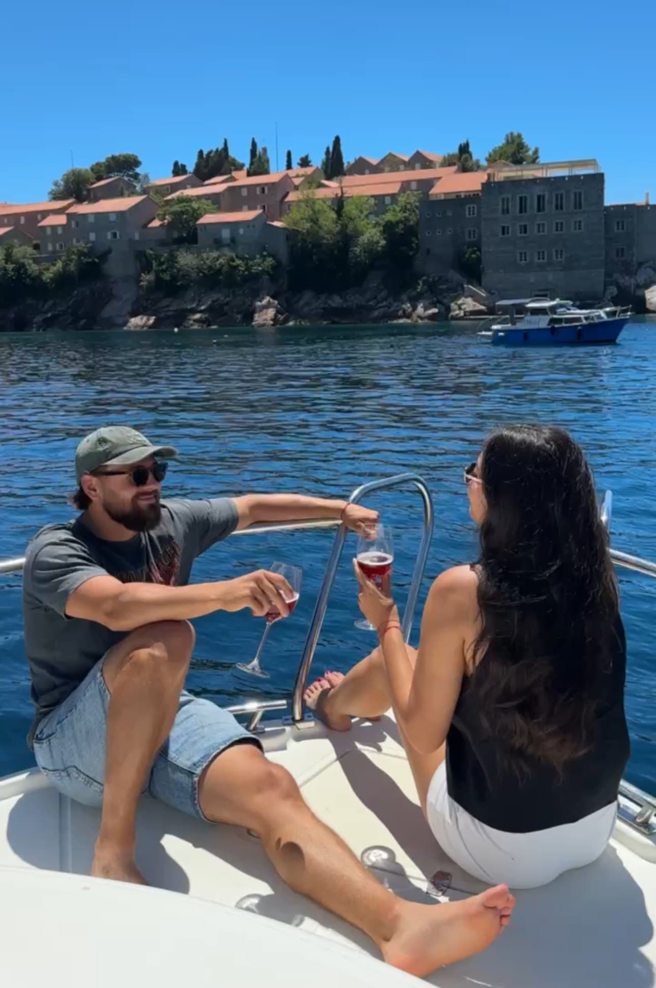 Yacht trip along the Budva Riviera – Blue Cave, St Nicholas island, Sveti Stefan — 2