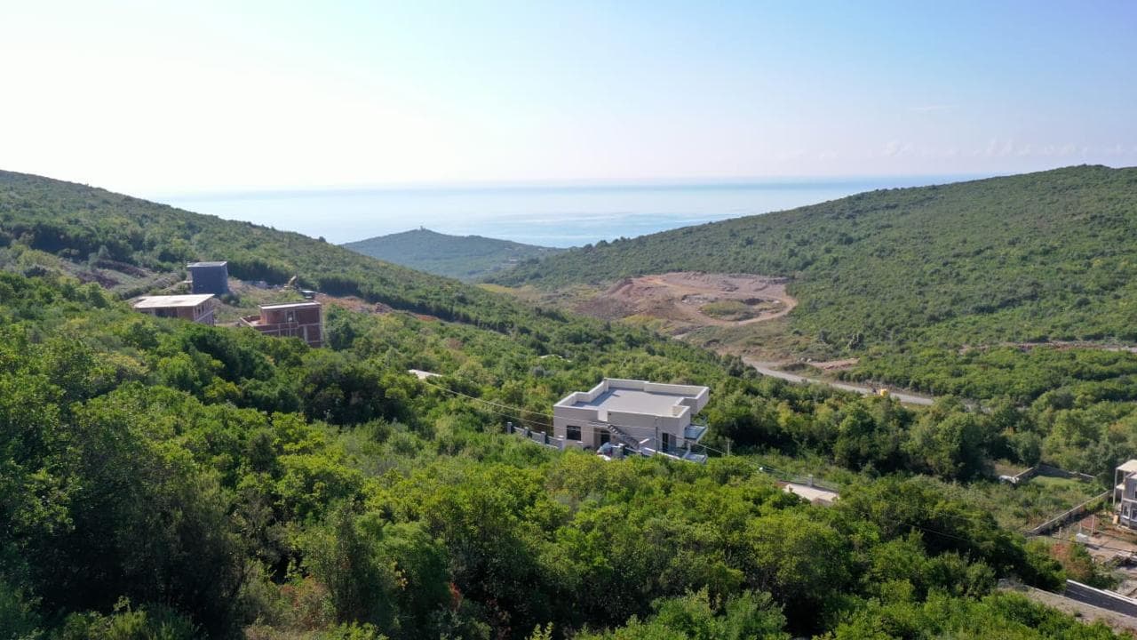 Kotor, Višnjeva'da Deniz Manzaralı İmarlı Arsa — 2