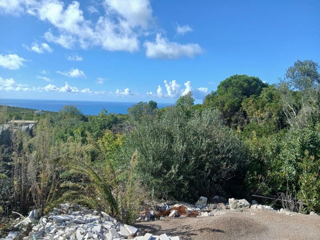 Kotor Bölgesi, Zagora'da Deniz Manzaralı İmarlı Arsa — 2