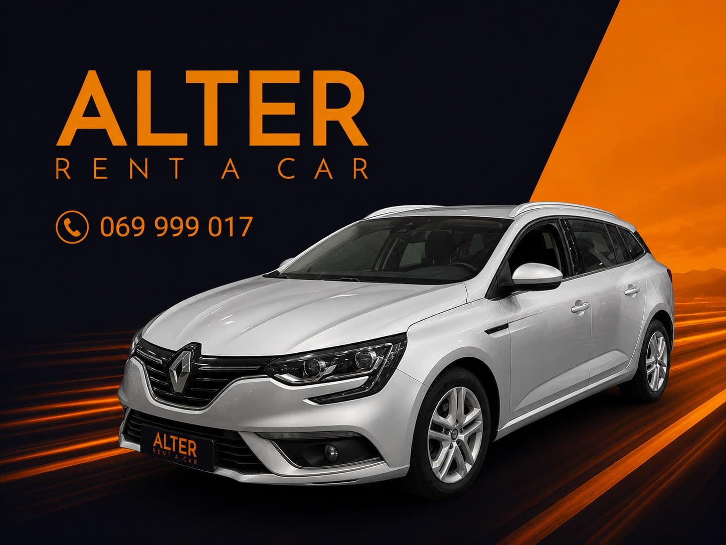 Podgorica'da Kiralık Renault Megane Estate 2019 – dizel, otomatik