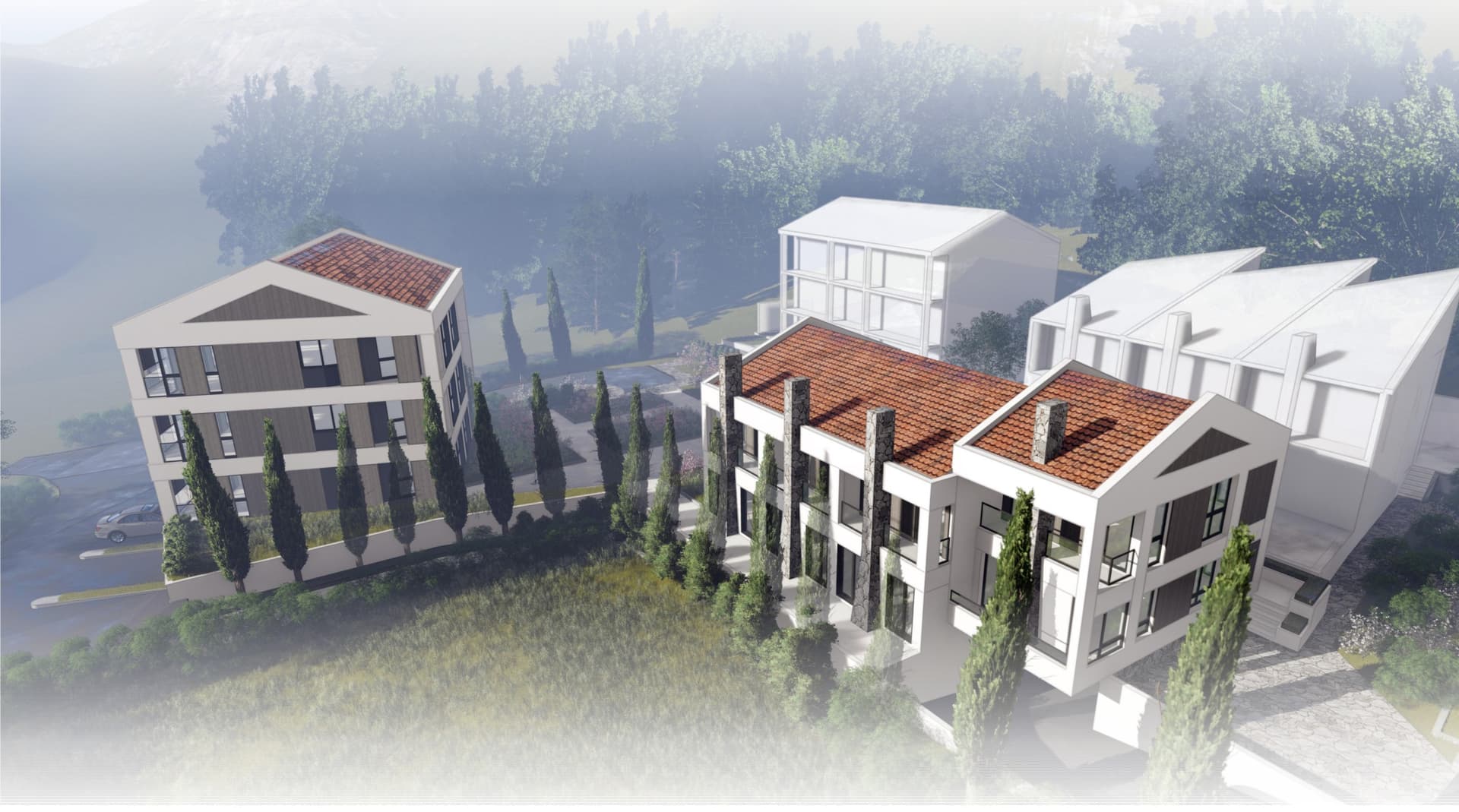Tivat, Donja Lastva'da İkinci Aşama Daire Kompleksi — 2