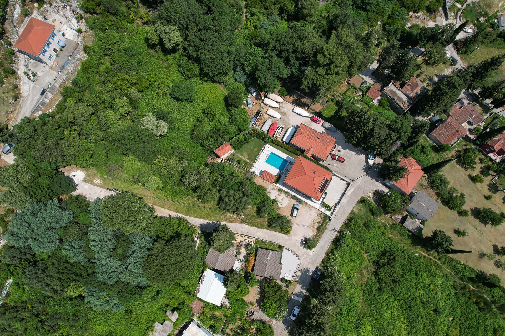 Baošići, Herceg Novi'de Satılık 1,267 m² Şehirleşmiş Arsa — 2