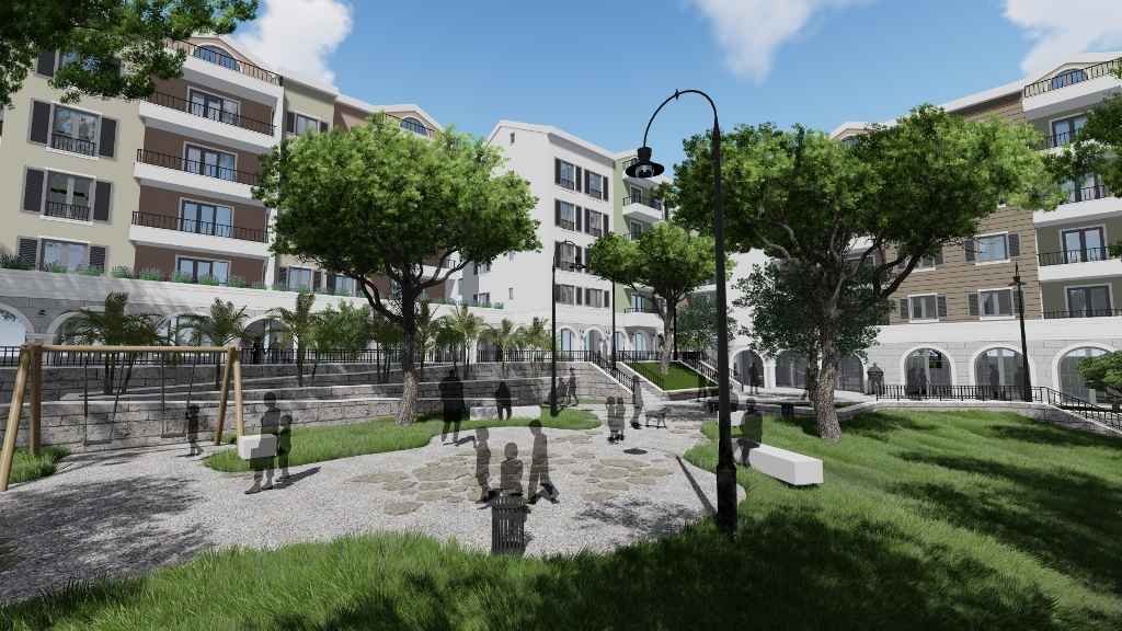 Tivat, Donja Lastva'da Deniz ve Şehir Manzaralı Yeni Daireler — 2