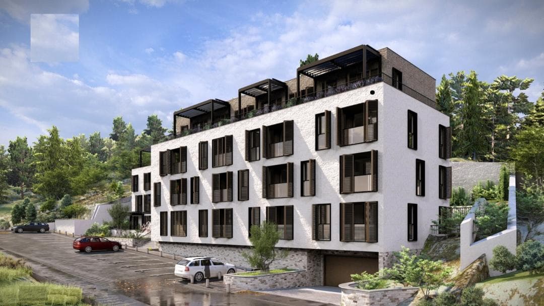 Budva'da Lüks Kompleks İçinde Deniz Manzaralı Daireler
