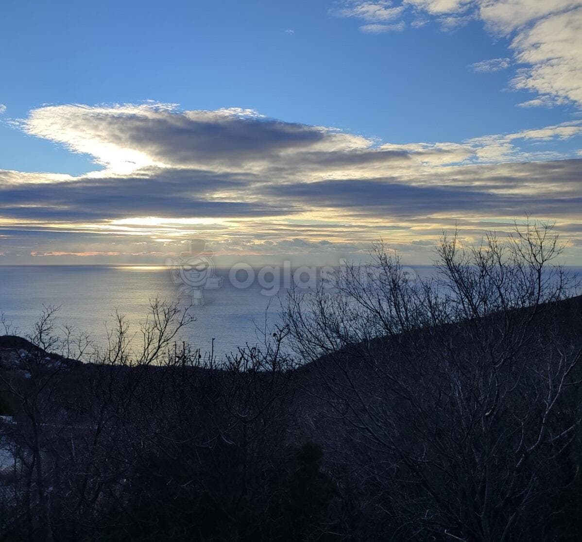 Budva'da 4 villa inşası için UTU'lu arazi satılık, panoramik deniz manzarası